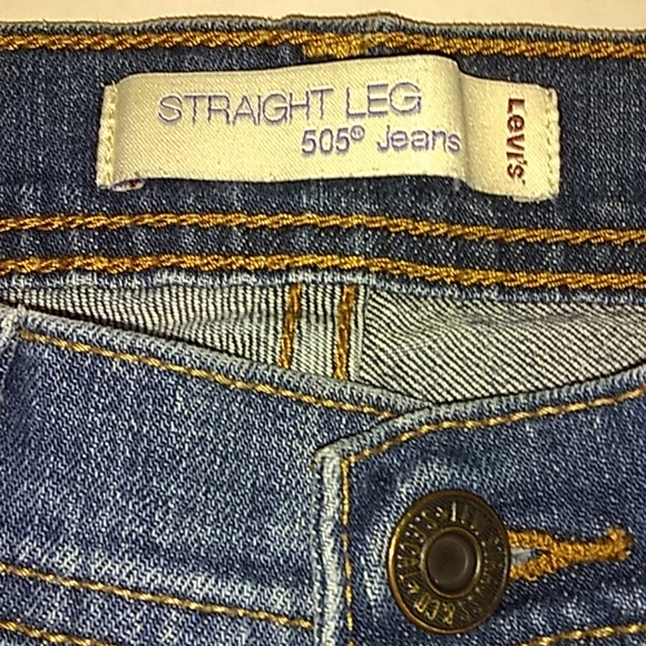 Levi 505 straight leg jeans. - Picture 5 of 11